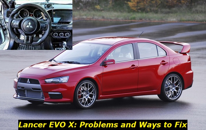 mitsubishi evo x problems solutions